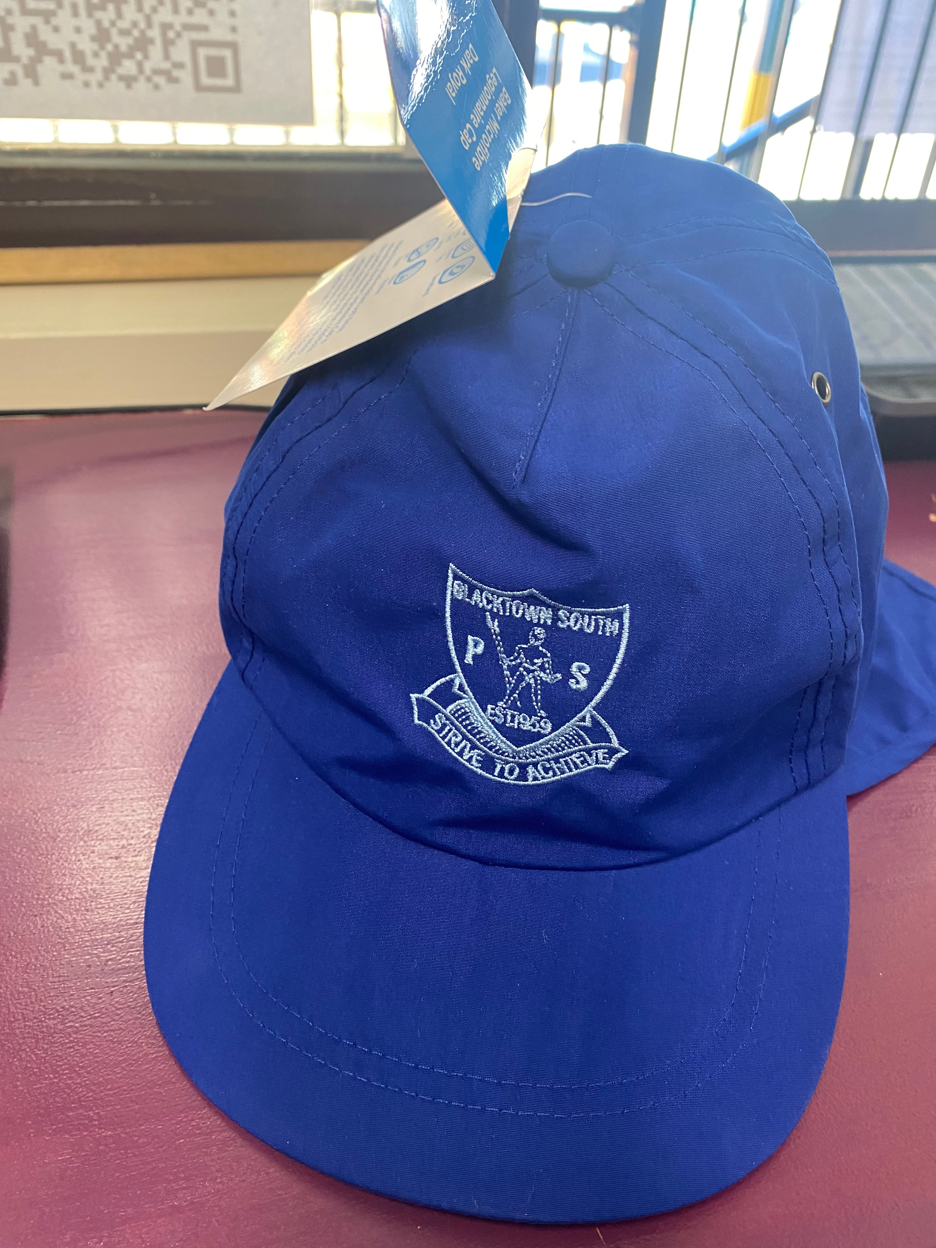 Microfibre Legionnaire Hat with school logo Blacktown South PS