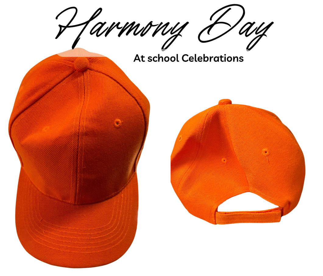 Harmony Day Cap (Orange)