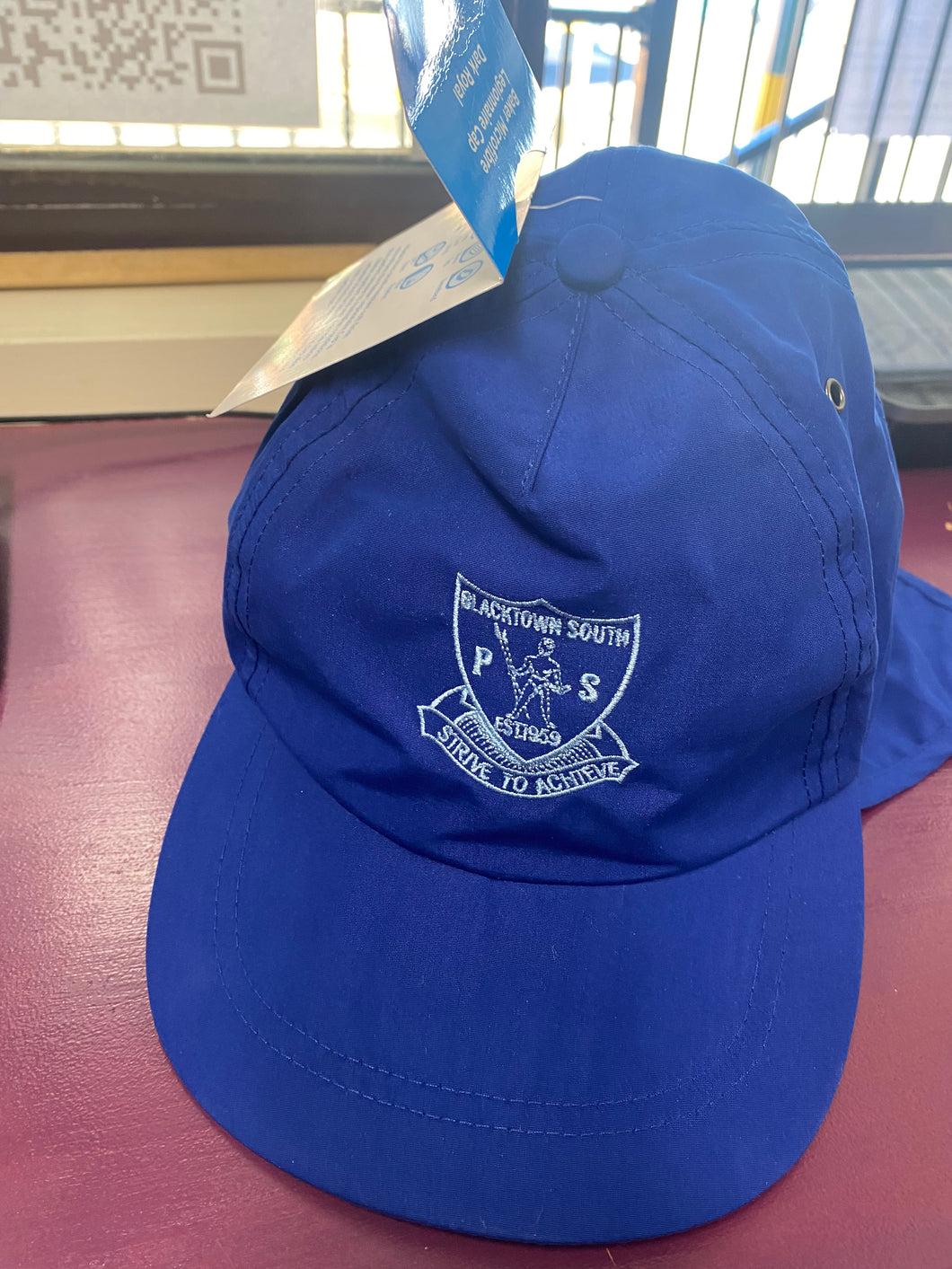 Microfibre Legionnaire Hat with school logo